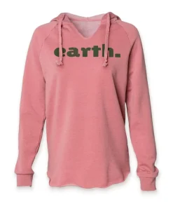 Women'S California Wave Wash Graphic Hoodie | Earth