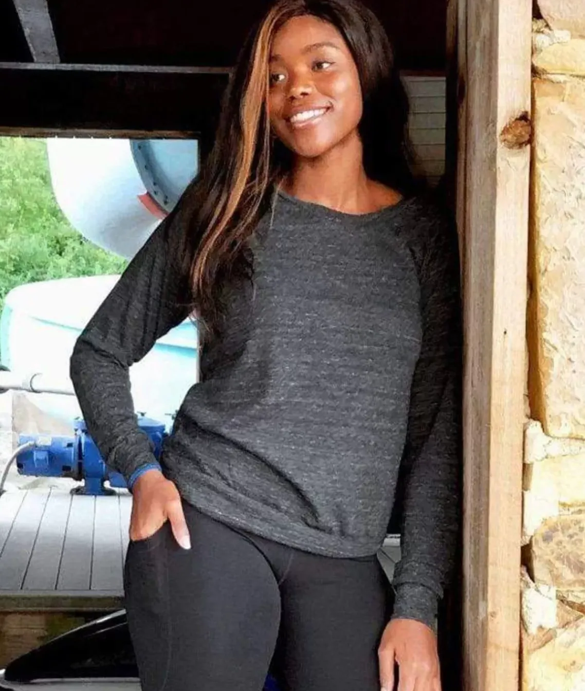 Women'S High Waist Pocketed Athleisure Leggings