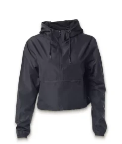 Women'S Lightweight Pullover Cropped Windbreaker