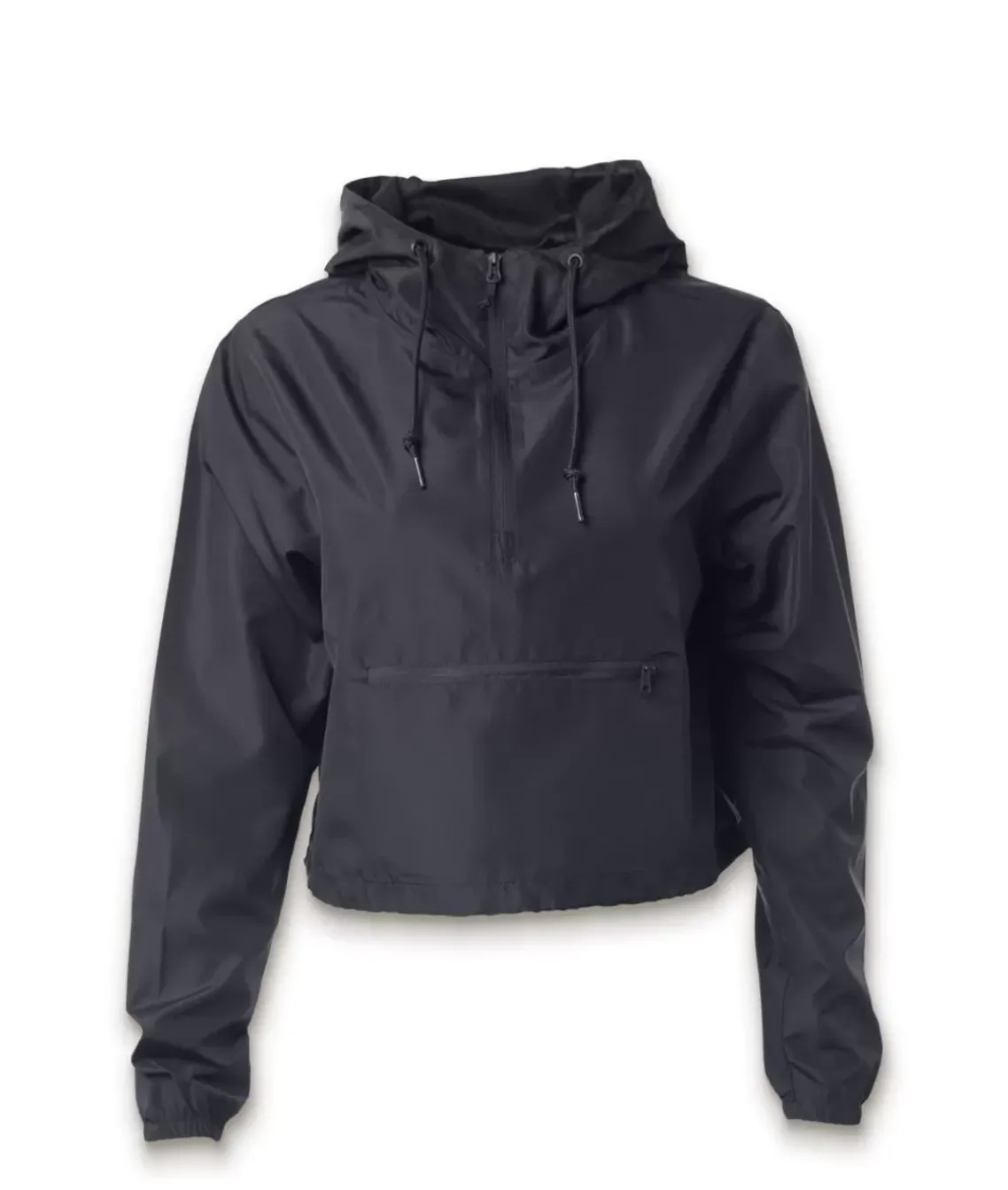 Women'S Lightweight Pullover Cropped Windbreaker