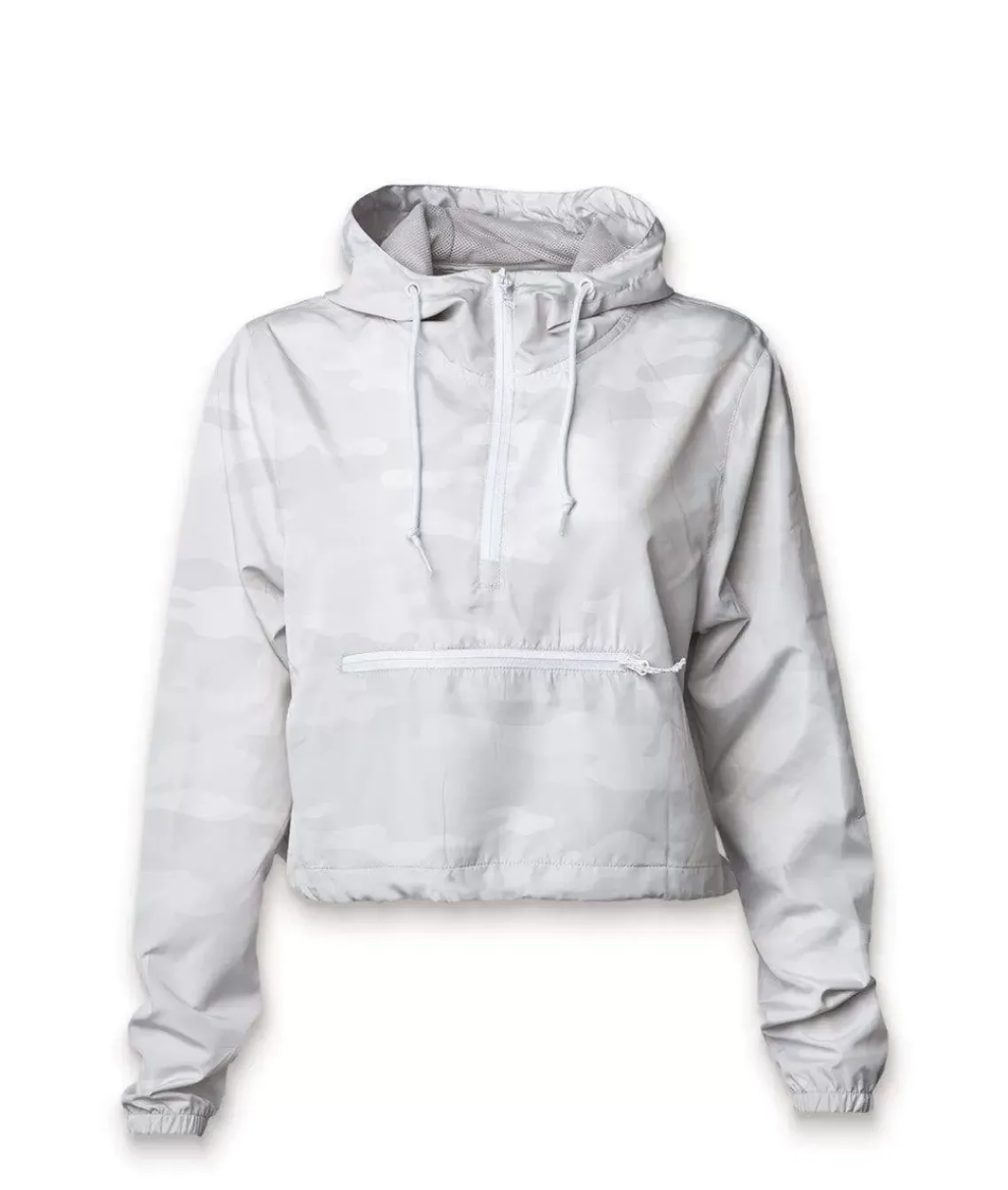 Women'S Lightweight Pullover Cropped Windbreaker
