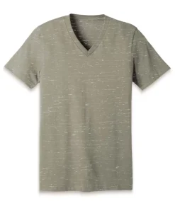 Women'S Marbled Jersey V-Neck T-Shirt