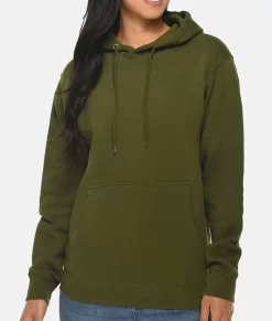 Women'S Midweight Oversized Premium Pullover Sweatshirt Hoodie