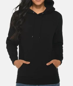 Women'S Midweight Oversized Premium Pullover Sweatshirt Hoodie