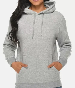 Women'S Midweight Oversized Premium Pullover Sweatshirt Hoodie