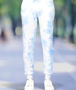 Women'S Oversized Soft Washed Tie Dye Fleece Joggers