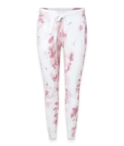 Women'S Oversized Soft Washed Tie Dye Fleece Joggers