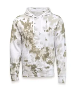 Women'S Oversized Soft Washed Tie Dye Fleece Hoodie