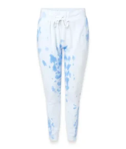 Women'S Oversized Soft Washed Tie Dye Fleece Joggers