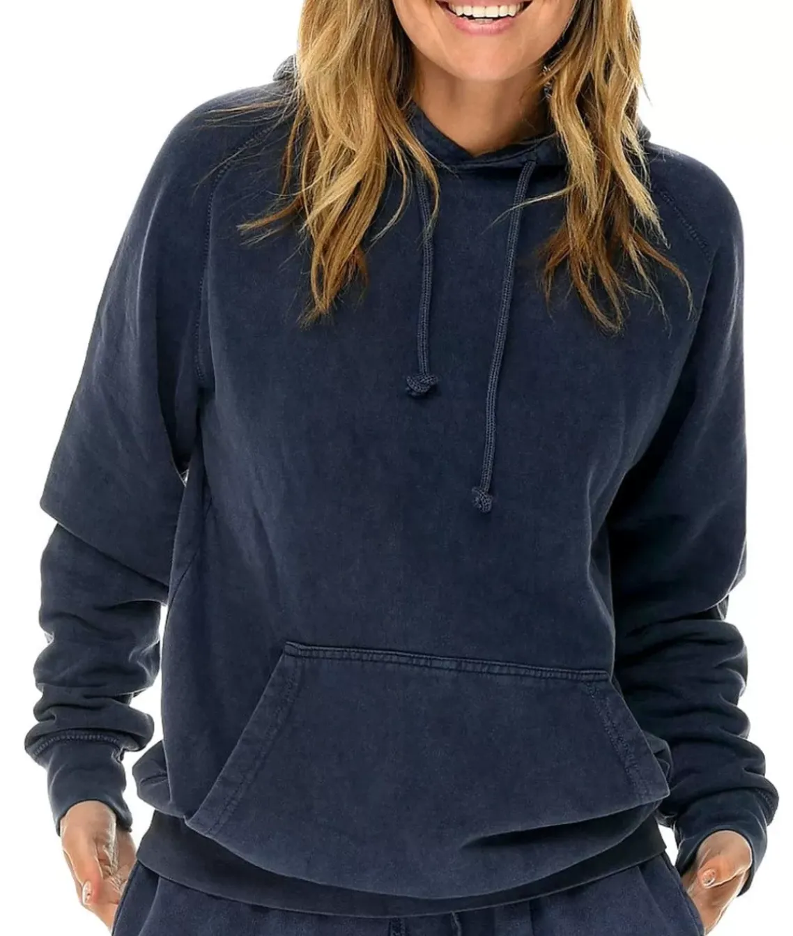 Women'S Oversized Vintage Fleece Raglan Hoodie