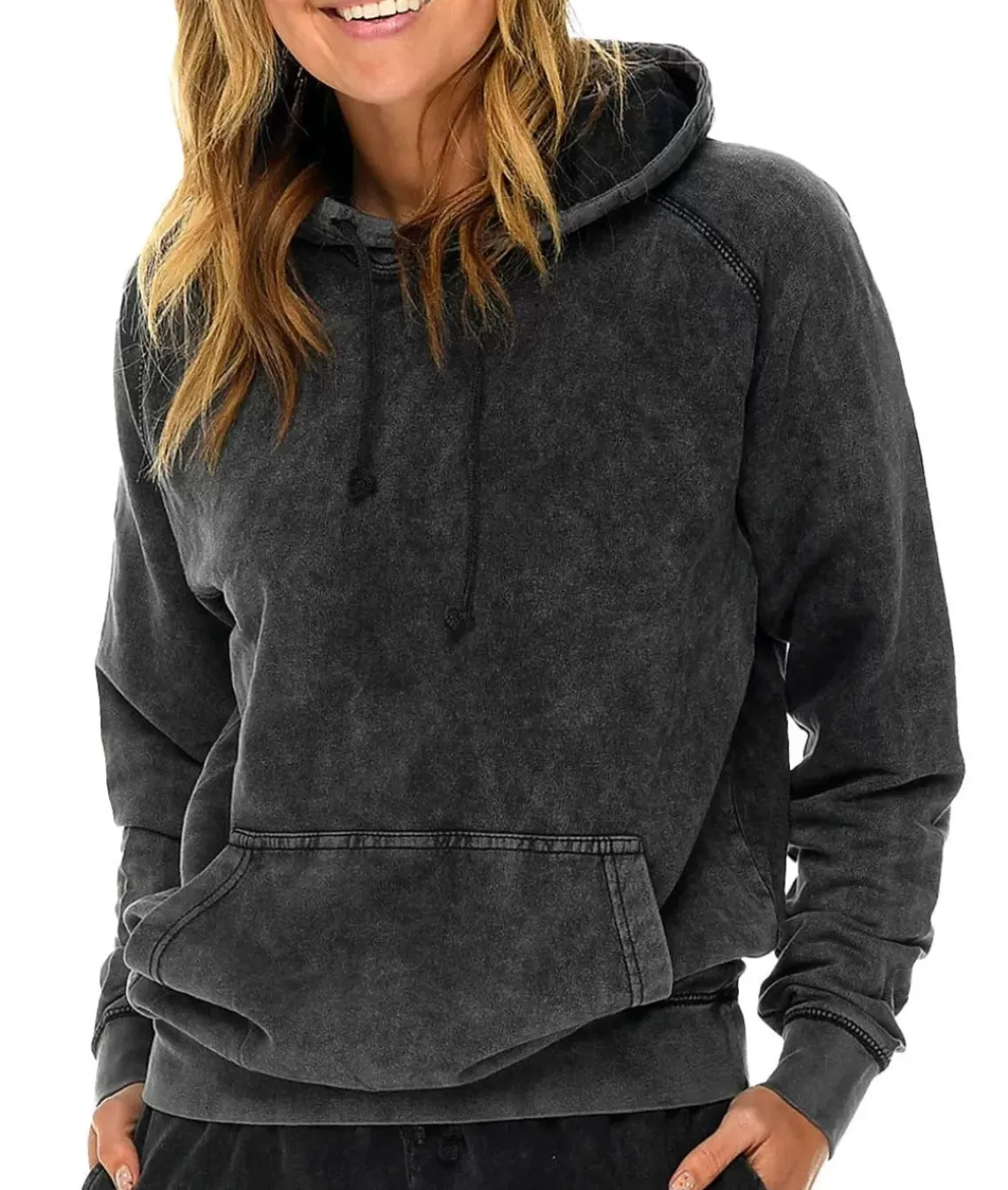 Women'S Oversized Vintage Fleece Raglan Hoodie