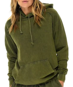 Women'S Oversized Vintage Fleece Raglan Hoodie