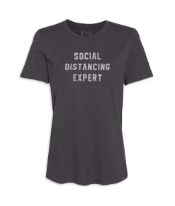 Women'S Ridiculously Soft 100% Cotton Graphic Tee | Social Distancing Expert