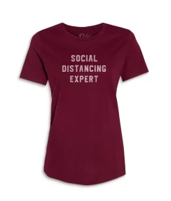 Women'S Ridiculously Soft 100% Cotton Graphic Tee | Social Distancing Expert