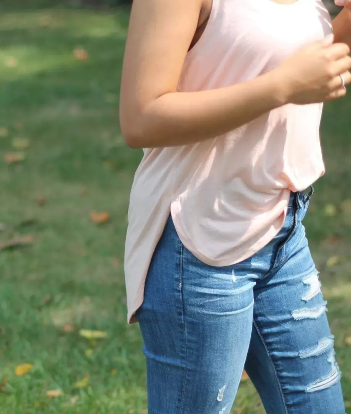 Women'S Ridiculously Soft Lightweight Flowy Tank Top With Side Slits