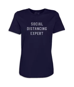 Women'S Ridiculously Soft 100% Cotton Graphic Tee | Social Distancing Expert