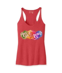 Women'S Ridiculously Soft Lightweight Graphic Racerback Tank | Love Is Love