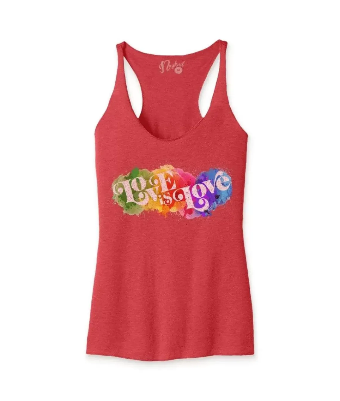 Women'S Ridiculously Soft Lightweight Graphic Racerback Tank | Love Is Love