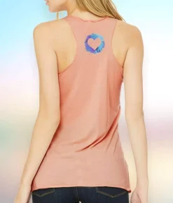 Women'S Ridiculously Soft Lightweight Graphic Racerback Tank | Love Is Love