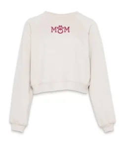 Women'S Ridiculously Soft Mid-Length Raglan Graphic Pullover | Mom Paw Print