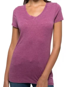 Women'S Ridiculously Soft Vintage Wash V-Neck Short Sleeve T-Shirt