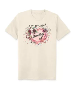 Women'S Ridiculously Soft Oversized Sueded Graphic T-Shirt | I Can Buy Myself Flowers