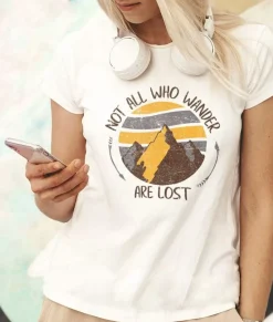 Women'S Ridiculously Soft Graphic Tee | Not All Who Wander Are Lost