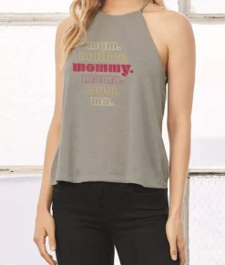 Women'S Ridiculously Soft High Neck Graphic Tank | Mommy