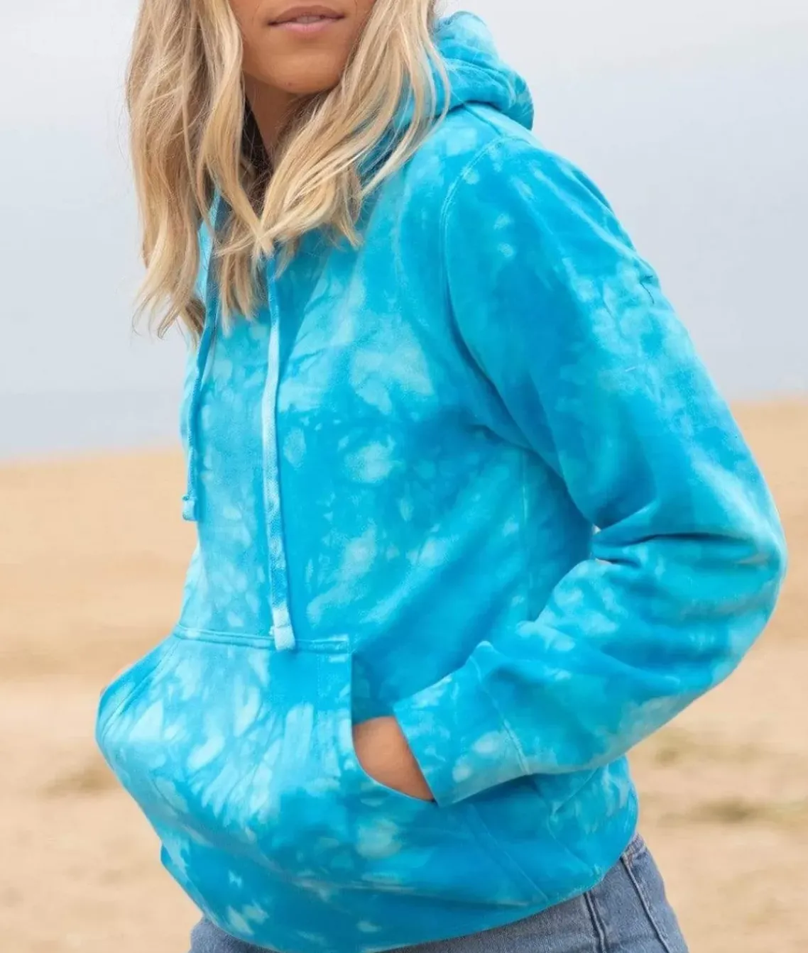 Women'S Ridiculously Soft Tie Dye Hooded Sweatshirt