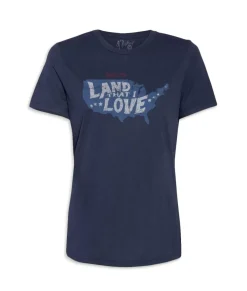 Women'S Ridiculously Soft Lightweight Graphic Tee | Land That I Love