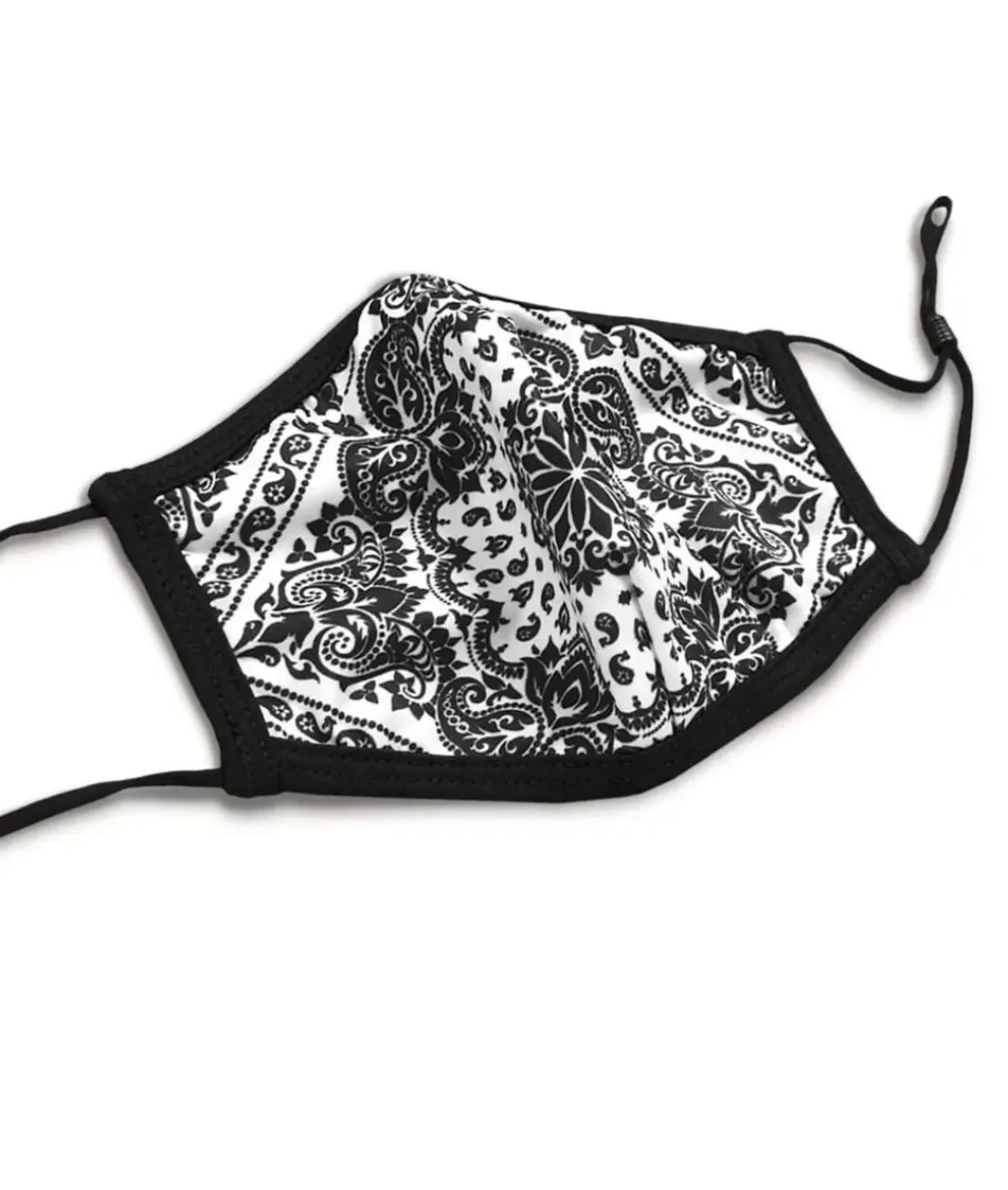 Women'S Ridiculously Soft Bandana Print 2-Layer Face Mask With Adjustable Ear Loops