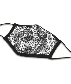 Women'S Ridiculously Soft Bandana Print 2-Layer Face Mask With Adjustable Ear Loops