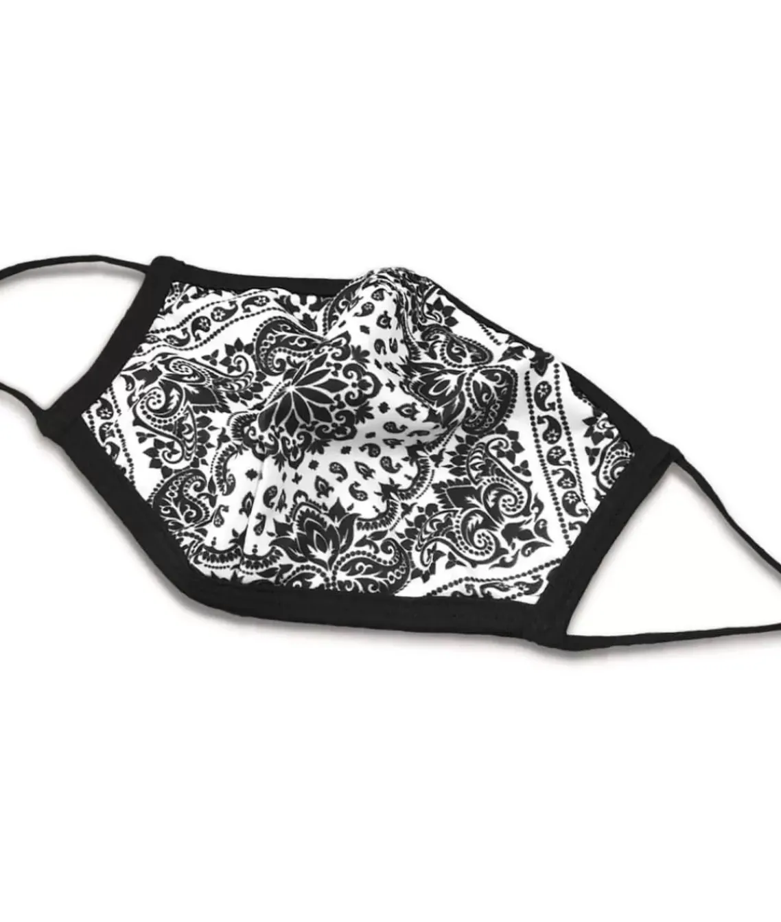 Women'S Ridiculously Soft Bandana Print 2-Layer Face Mask With Adjustable Ear Loops