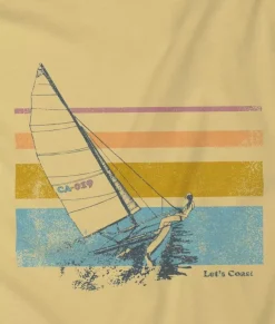 Women'S Ridiculously Soft Midweight Graphic Tee | Let'S Coast