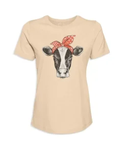Women'S Ridiculously Soft Graphic Tee | Cow