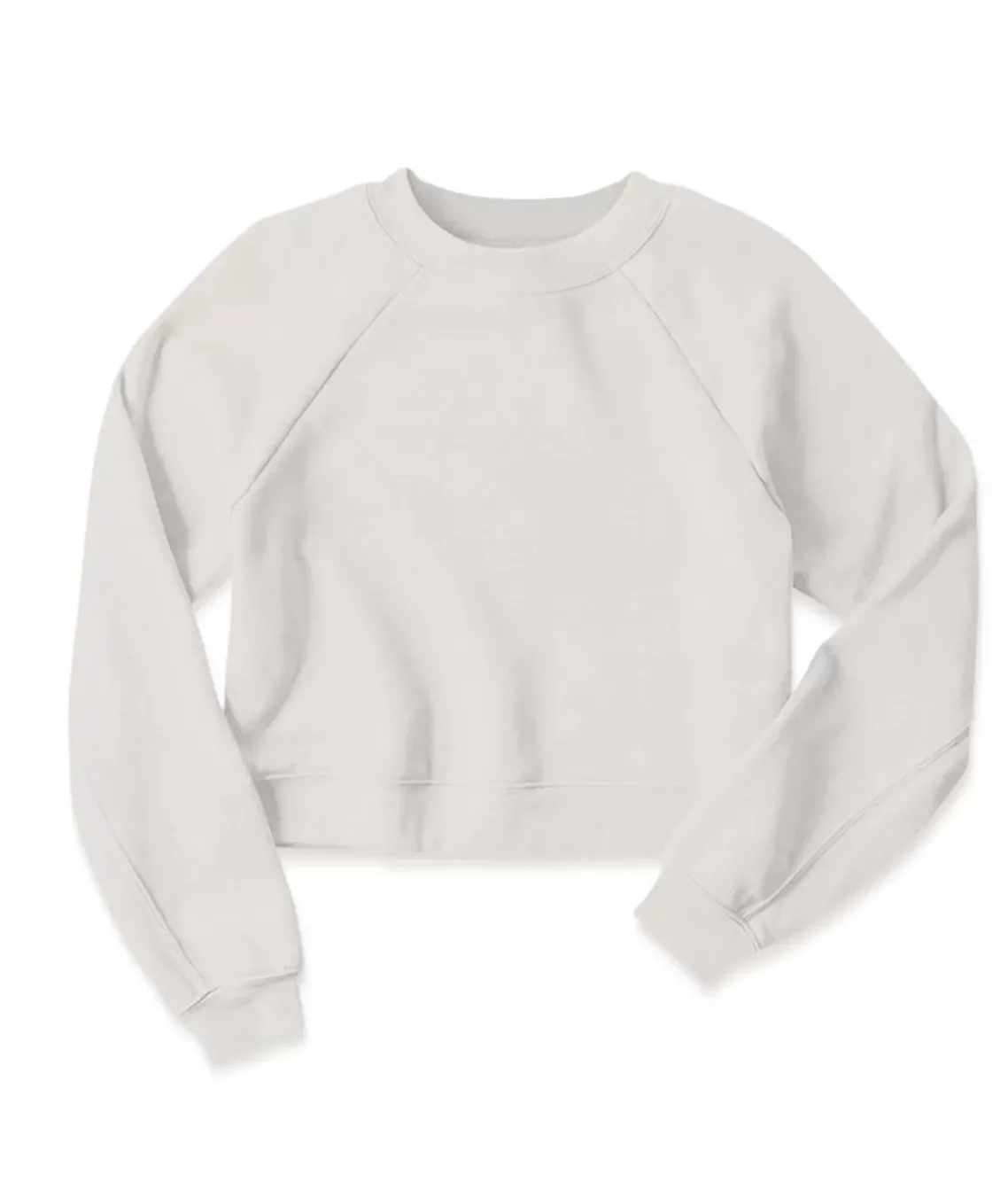 Women'S Ridiculously Soft Raglan Abbreviated Crop Pullover