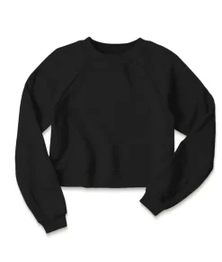 Women'S Ridiculously Soft Raglan Abbreviated Crop Pullover