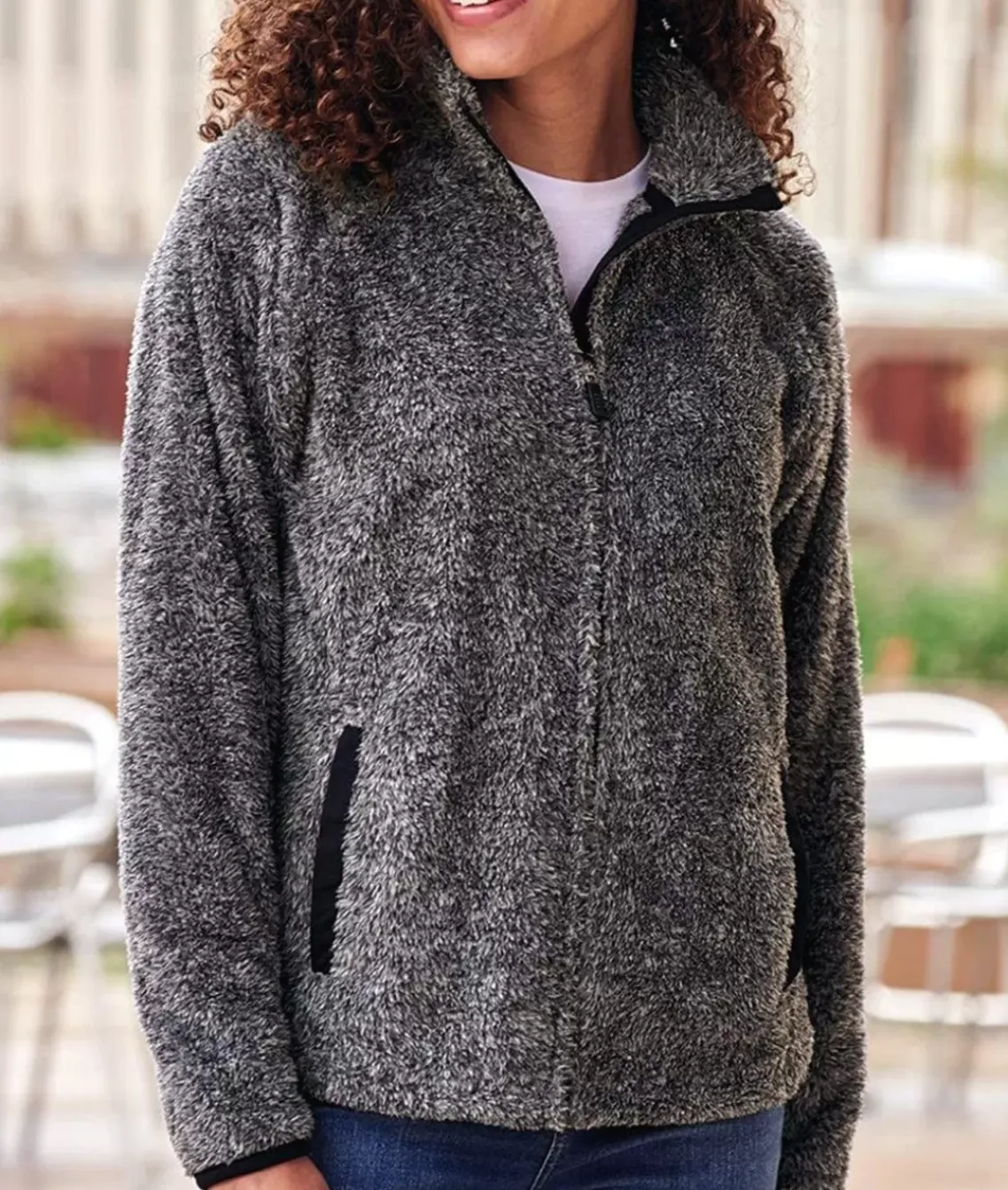Women'S Ridiculously Soft Shag Sherpa Full-Zip Jacket