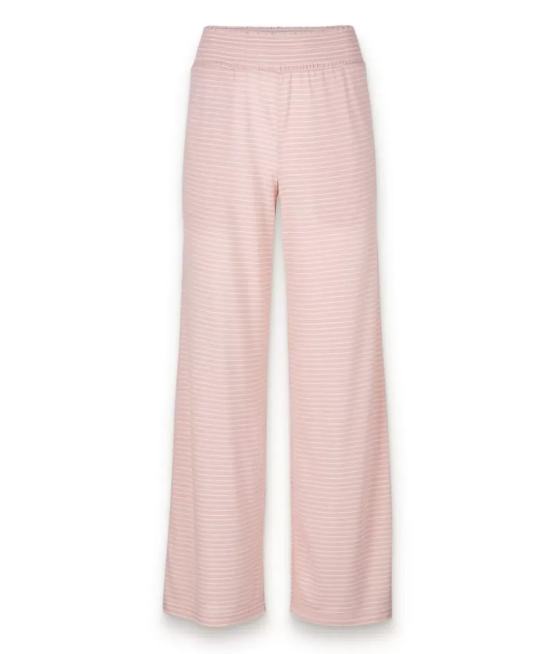 Women'S Ridiculously Soft Shirred Wide Leg Fine Line Striped Lounge Pants