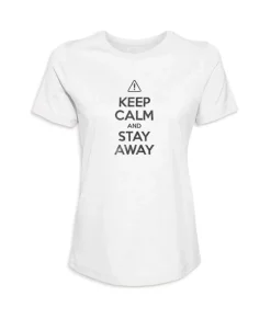 Women'S Ridiculously Soft 100% Cotton Graphic Tee | Keep Calm And Stay Away