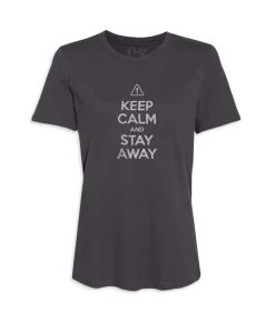 Women'S Ridiculously Soft 100% Cotton Graphic Tee | Keep Calm And Stay Away