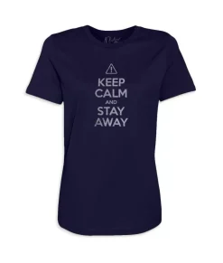 Women'S Ridiculously Soft 100% Cotton Graphic Tee | Keep Calm And Stay Away