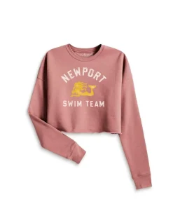 Women'S Ridiculously Soft Graphic Cropped Sweatshirt | Newport