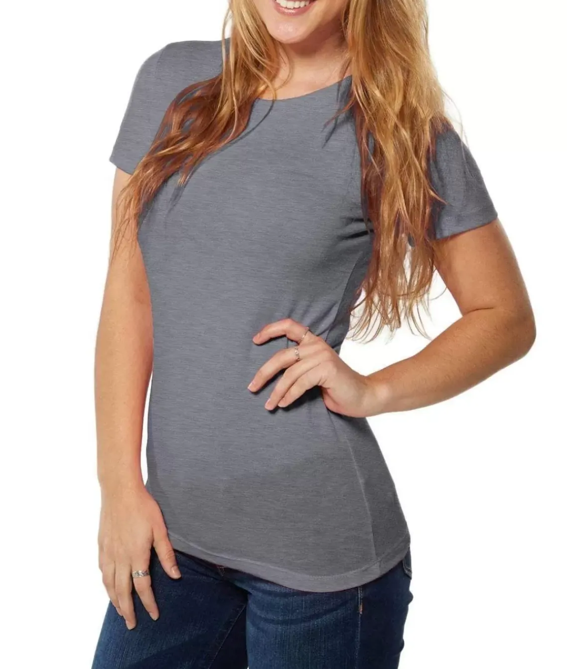 Women'S Ridiculously Soft Lightweight Crew Neck T-Shirt