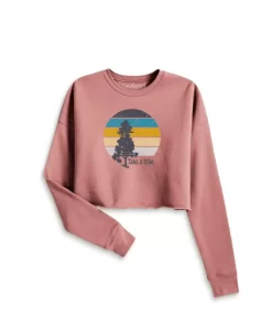 Women'S Ridiculously Soft Cropped Graphic Pullover Sweatshirt | Take A Hike