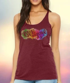 Women'S Ridiculously Soft Lightweight Graphic Racerback Tank | Love Is Love