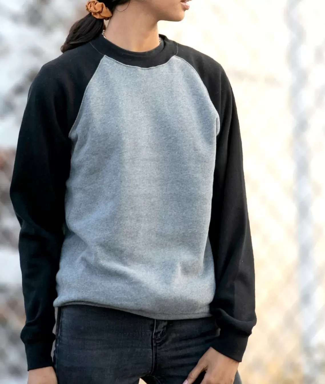 Women'S Ridiculously Soft Boyfriend Colorblocked Raglan Pullover