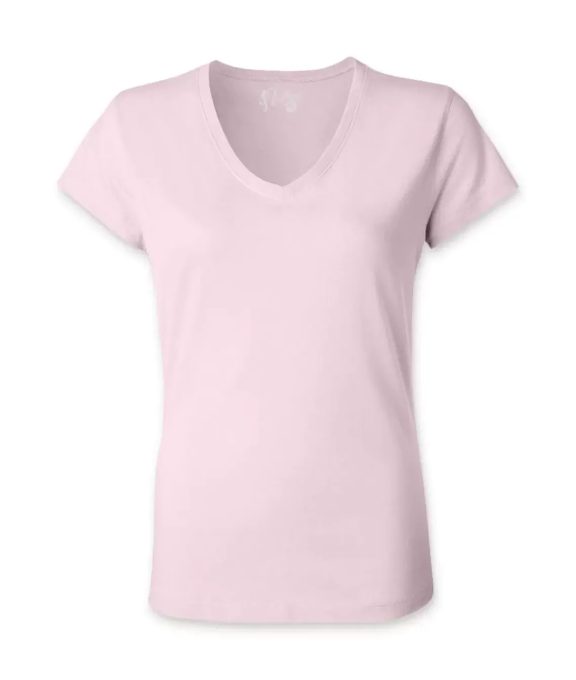 Women'S Ridiculously Soft 100% Cotton Fitted V-Neck T-Shirt