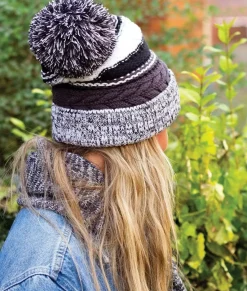 Women'S Ridiculously Soft Chunky Knit Pom-Pom Beanie