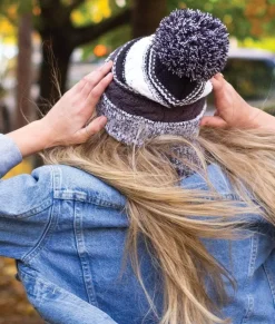 Women'S Ridiculously Soft Chunky Knit Pom-Pom Beanie